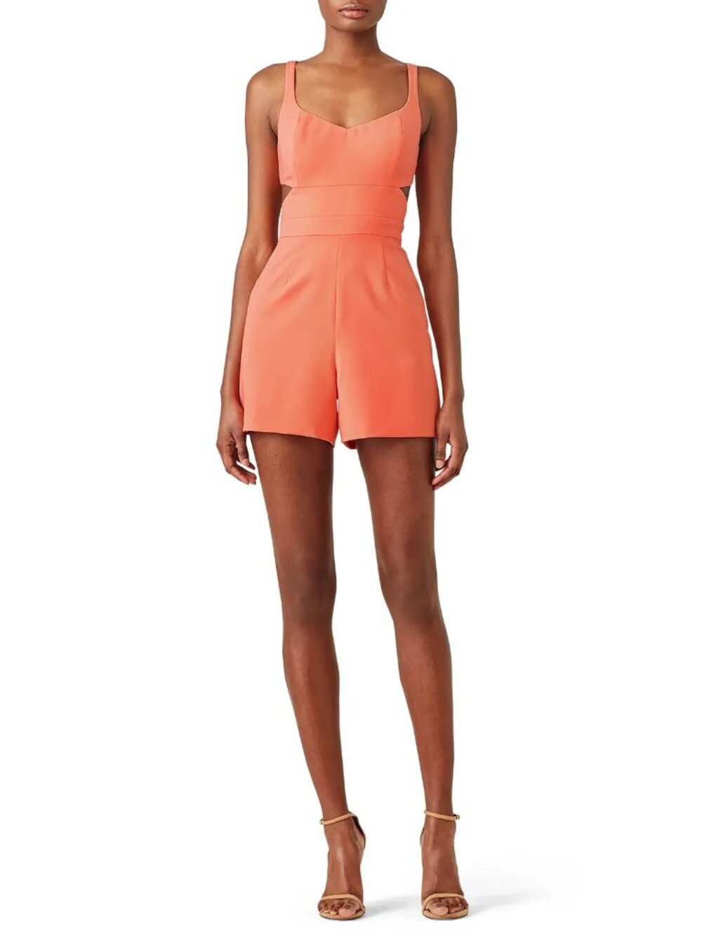 R-46. Jay Godfrey Papaya Amelia Romper US 0